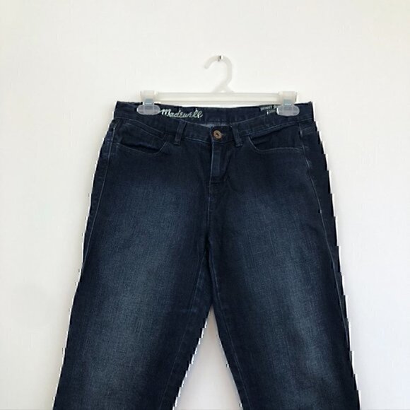 MADEWELL Skinny Skinny Ankle Jeans Dark Wash Mid Rise Waist Cropped Crop 27 W27 - Picture 4 of 12